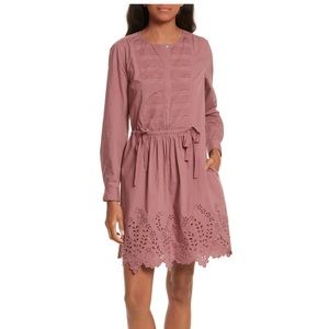 La Vie by Rebecca Taylor Eyelet Poplin Dress